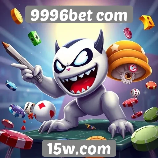 Variedade de jogos disponíveis na plataforma 9996bet